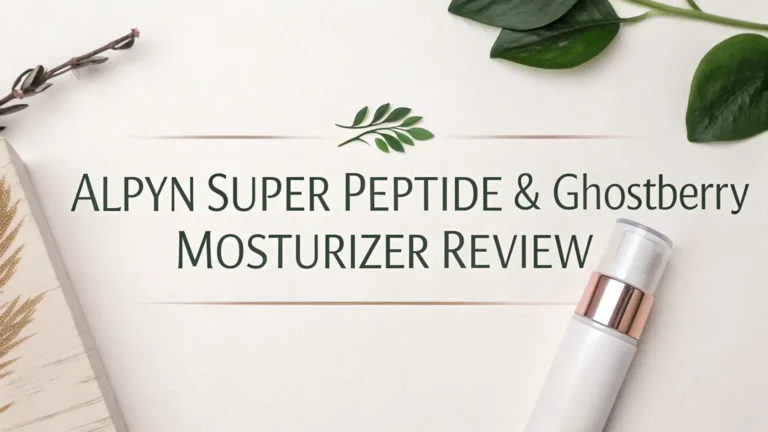 Alpyn Super Peptide & Ghostberry Moisturizer Review: Complete Guide