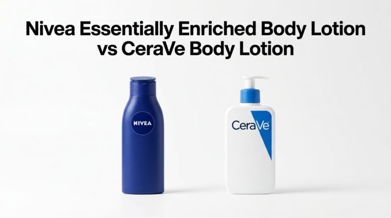 Nivea Essentially Enriched Body Lotion vs CeraVe Body Lotion