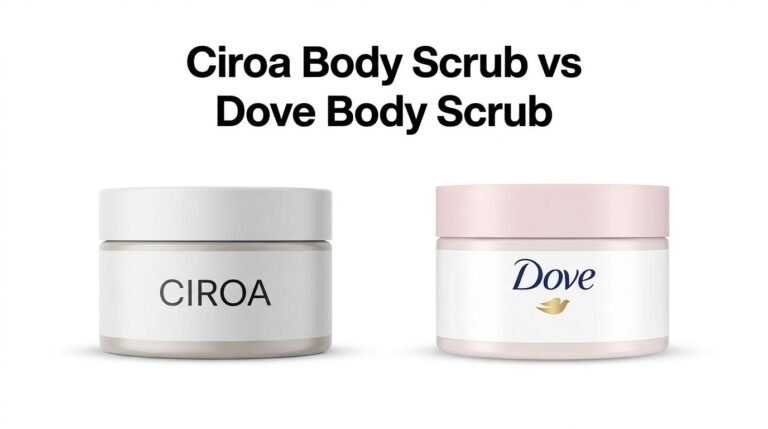 Ciroa Body Scrub vs Dove Body Scrub: Ultimate Comparison