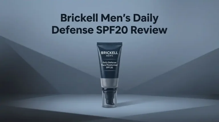 Brickell Men’s Daily Defense SPF20 Review: Worth It?