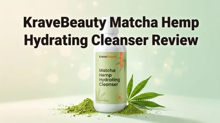 KraveBeauty Matcha Hemp Hydrating Cleanser Review 2026